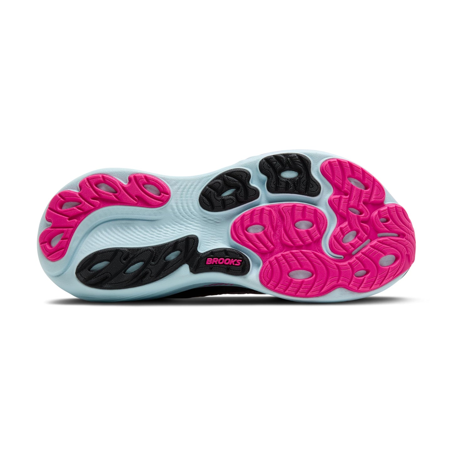 Brooks Women’s Adrenaline GTS 25 Supportive Running & Walking Shoe - Black/Cyber Pink/Iced Aqua - 5 Medium
