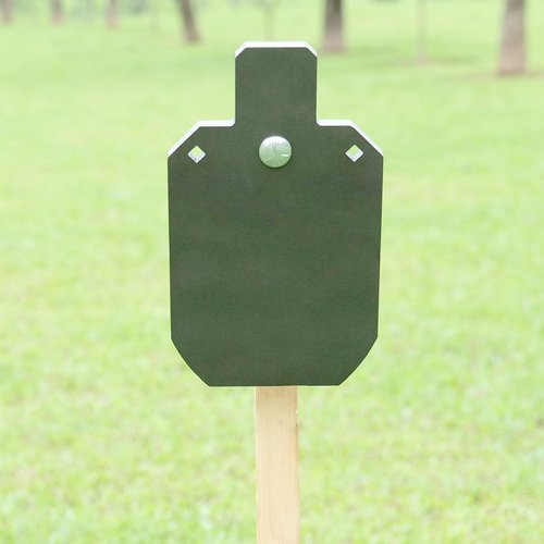 Steel Targets for Shooting, 1/2" Thick Rifle Rated AR500 Steel Gong Silhouette Metal Target for Precision Shooting