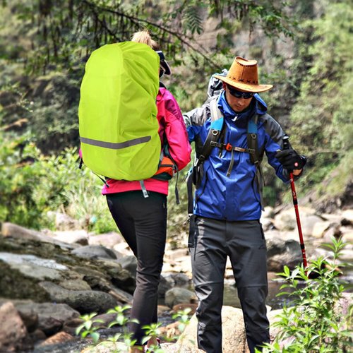 N-KONGJIAN Backpack Rain Cover, Outdoor Backpack Covers, Waterproof Backpack Snow Cover for Travel, Climbing, Hiking and Outdoor Activites (Green)