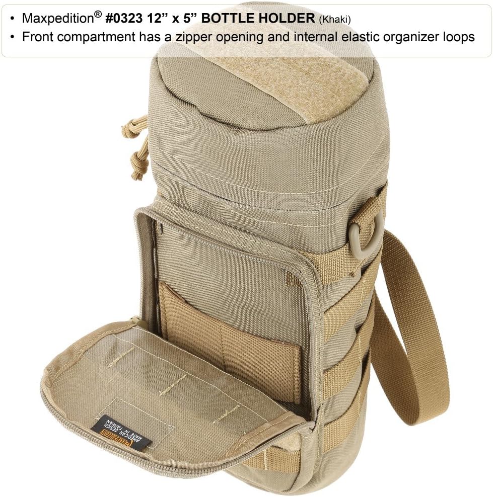 MAXPEDITION 12-Inch X 5-Inch Bottle Holder