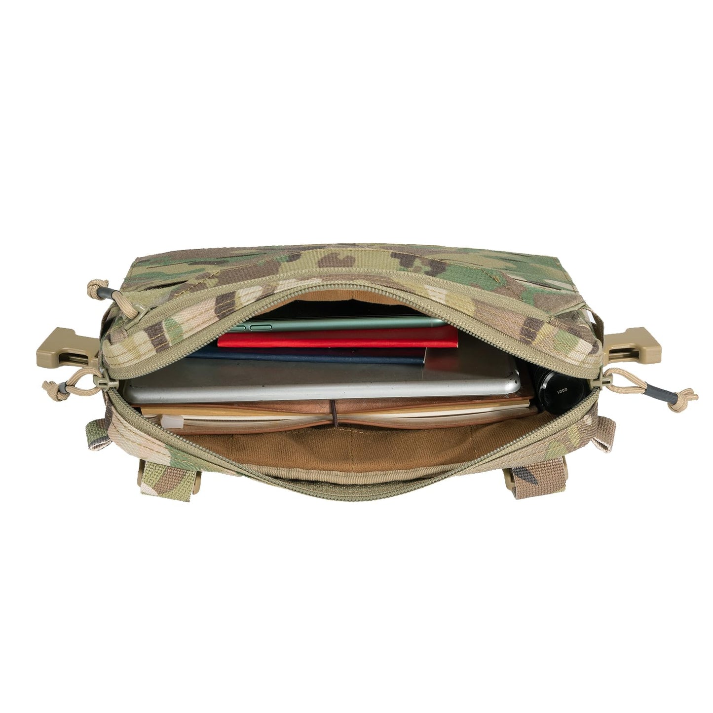 EXCELLENT ELITE SPANKER Tactical Chest Rig Pack EDC Chest Bag Molle Utility Chest Pouch Lightweight for Outdoor Hunting Workouts Hiking(Multicam)