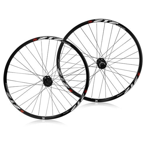 ZTZ 26"/27.5"/29" Mountain Bike Wheelset，Ultralight Aluminum Alloy Rim 32H High Strength Bike Wheels， Quick Release Disc Brake MTB Wheel Set， Compatible 7-12 Speed Cassette