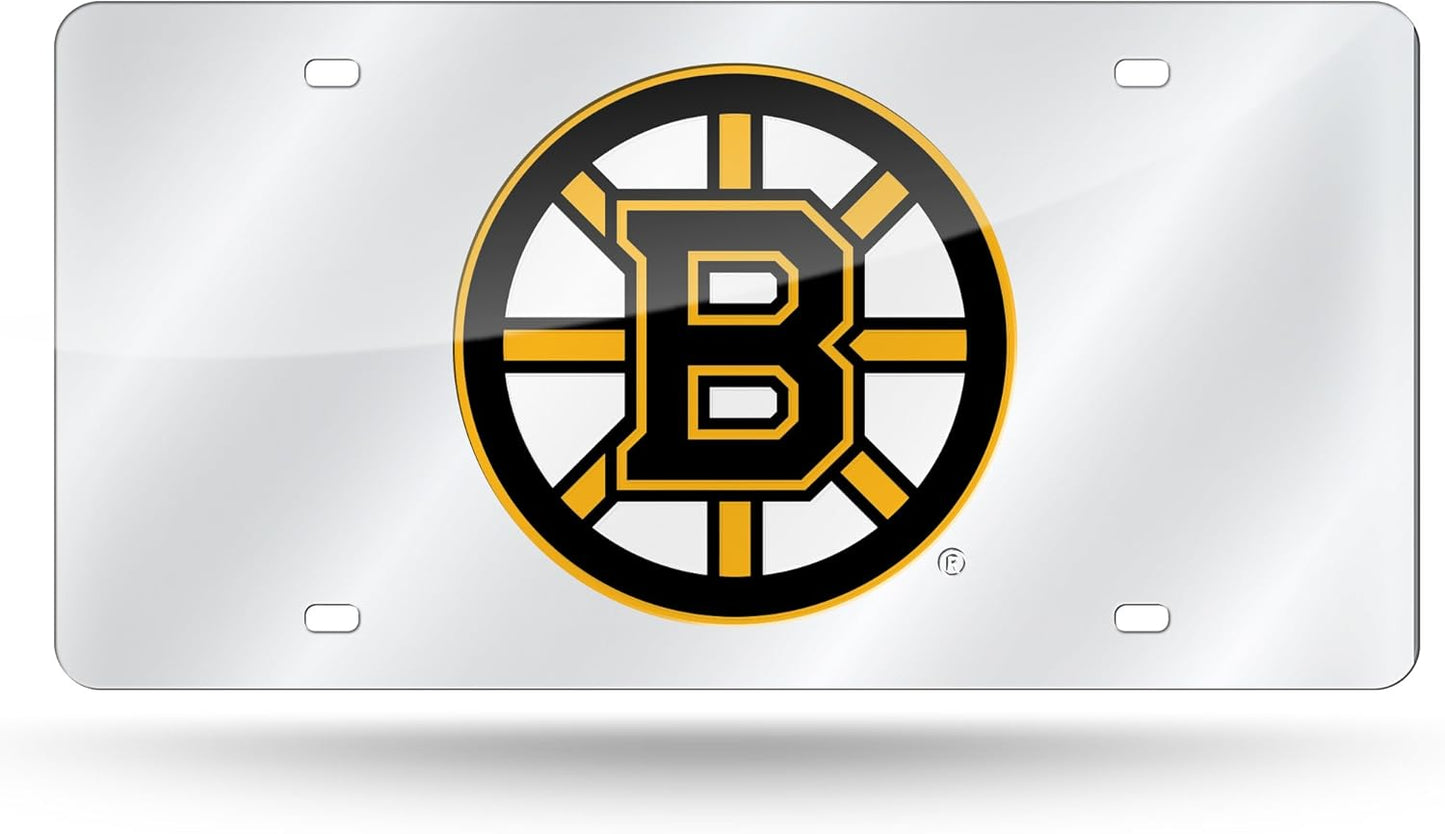 NHL Anaheim Ducks License Plate Tag - Laser Inlaid Metal Car Accessory