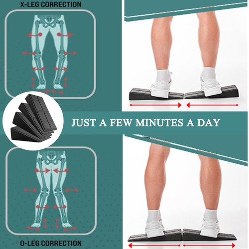 Uxpang Calf Stretcher Slant Board - 4 Pcs Incline Board for Calf Stretching, Adjustable Light EPP Squat Wedge Block for Foot, Achilles, Knee and Ankle Recovery Calf Stretching Exercise