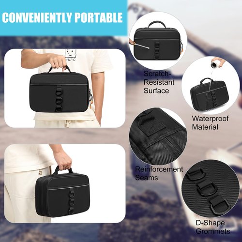 XINTREY Fishing Tackle Bag soft Bait Binder Utility Bait Bass Lure Storage Bag with 4 Single Pocket Sleeves and 2 Double Pocket Sleeves Fishing Tackle Box