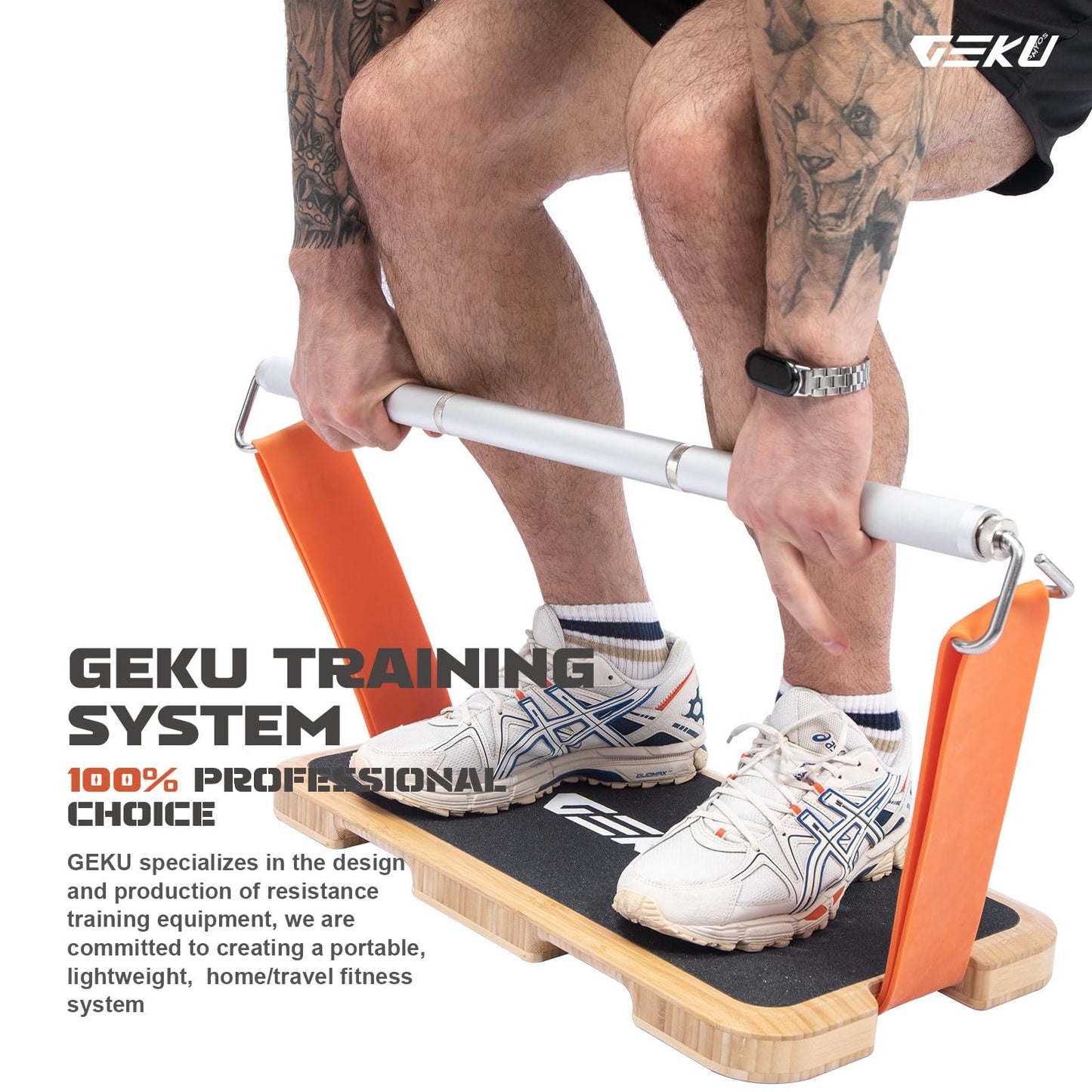 GEKU FIT 41" Pull-Up Assistance Bands Elite Set, Heavy Duty Resistance Bands Set for Strength, Powerlifting, Deadlifting Training at Home/Gym