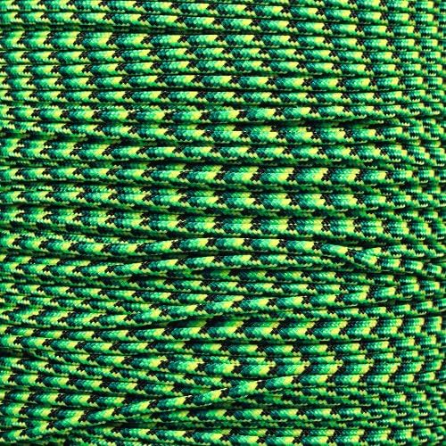PARACORD PLANET | 275 LB Paracord Breaking Strength Tactical 5-Strand 3/32” (2.38) Thickness Parachute Cord Rope | 100 FT Hanks - Black
