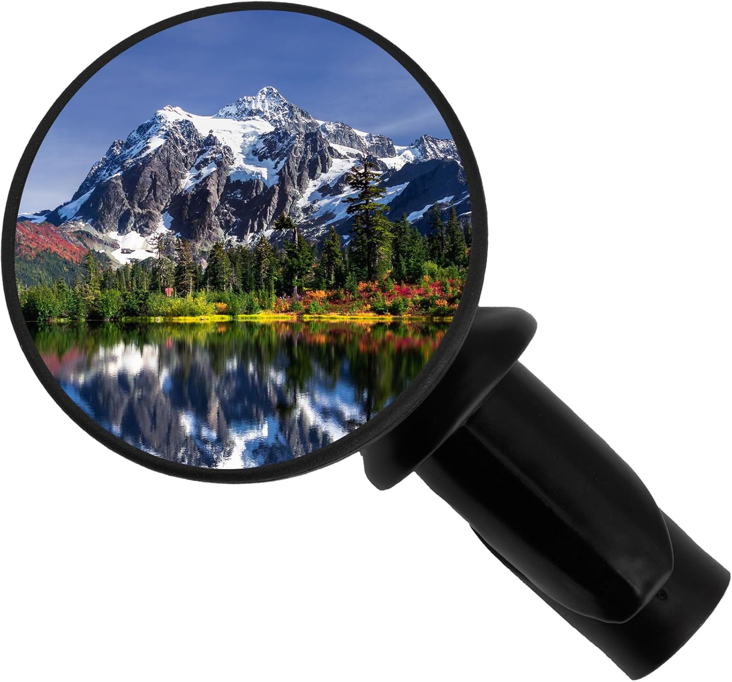 CATEYE BM-45 Bar End Mirror – Ultra Compact Mirror for Road, MTB and Gravel Bikes, Durable Aluminum with Scratch-Resistant Glass, Visibility and Safety for Cyclists