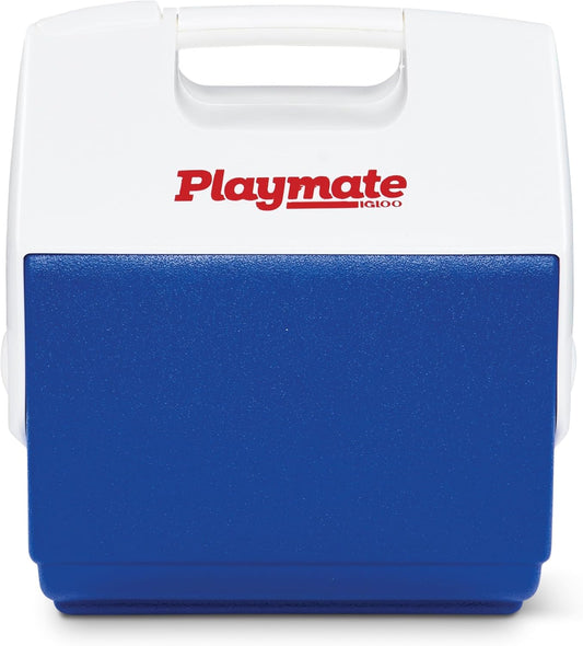 Igloo Playmate Pal Cooler, Blue/White, 7 Qt