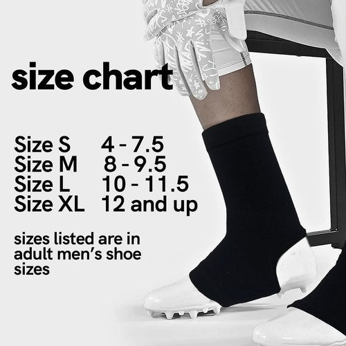 Pure Athlete Football Spats - Cleat Covers and Lace Band Sleeves for Turf Sports, Soccer, Cycling, Lacrosse, Drip Made for WR and Youth Players, Keeps Your Laces Tied (White, L)