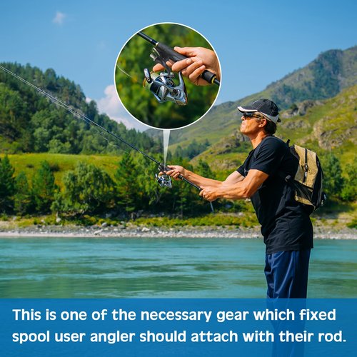 Wettarn 4 Pcs Cast Surf Fishing Trigger Sea Fishing Casting Trigger Aid Surf Gear for Pole Rod Shore Beach Thumb Finger Accessories(Black)