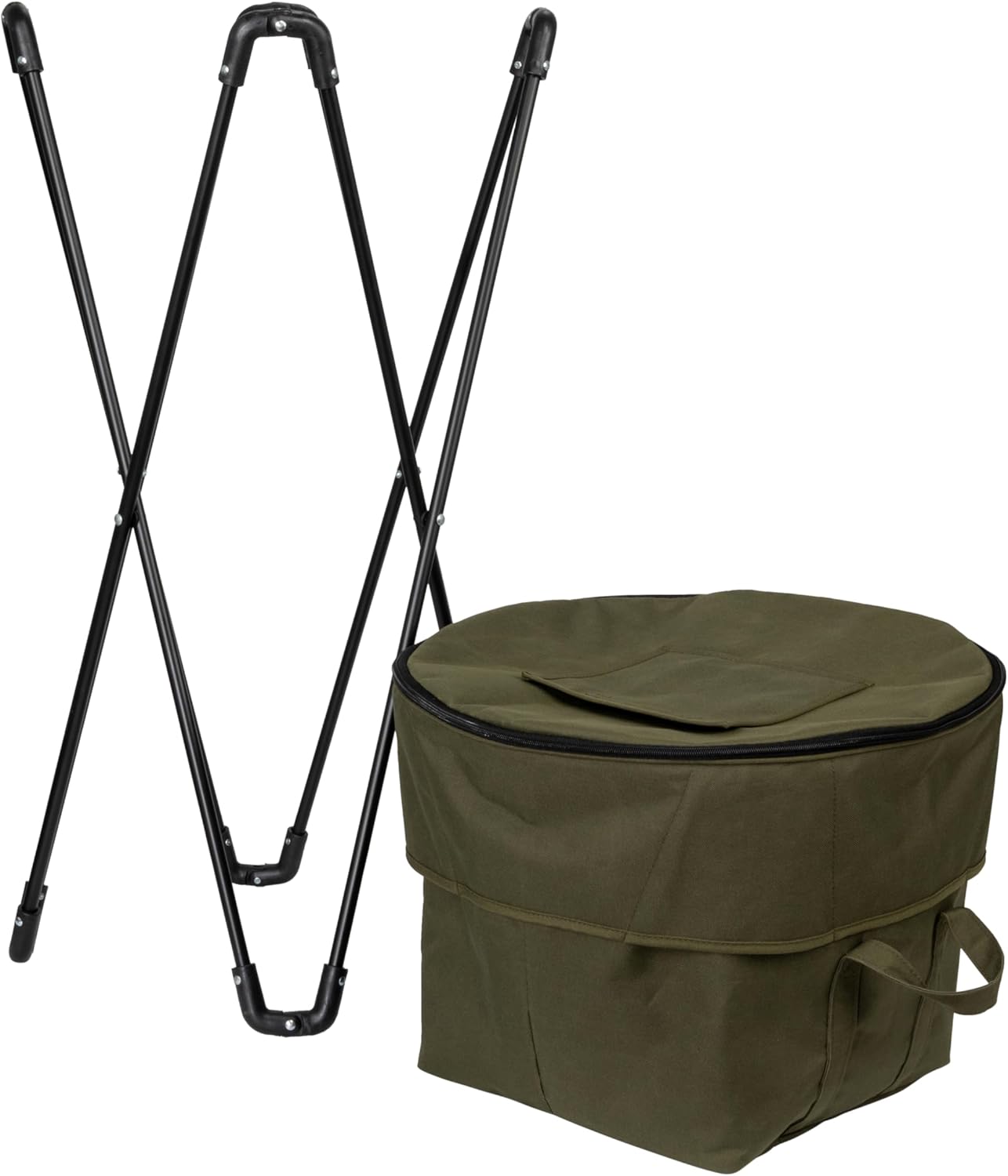 Thermal Standing Cooler with Travel Bag - Heavy-Duty Polyester Household Essential