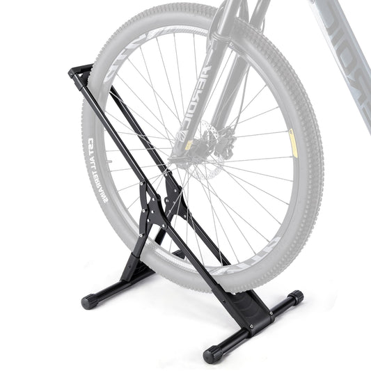 CXWXC Bicycle Stand Floor - Indoor Bike Rack Garage Storage - Bike Stand Floor Type Parking Rack for 20”-29” Mountain MTB & Road Bikes (1 Bike Rack)