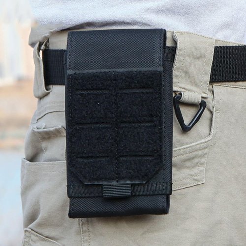 HOUSON Tactical Phone Bag, Molle Phone Case, Khaki