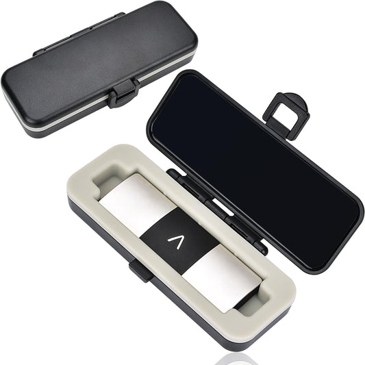 Lamborsafe Hard Carrying Case Only for Kardia Mobile 6L & 6L MAX, KardiaMobile 6-Lead EKG Heart Monitor Case, Keep Clean and Protected (Black)