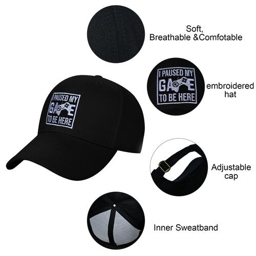 Video Game Controller Baseball Cap Embroidered Baseball Hat Sports Classic Adjustable Hat Trucker for Men Women