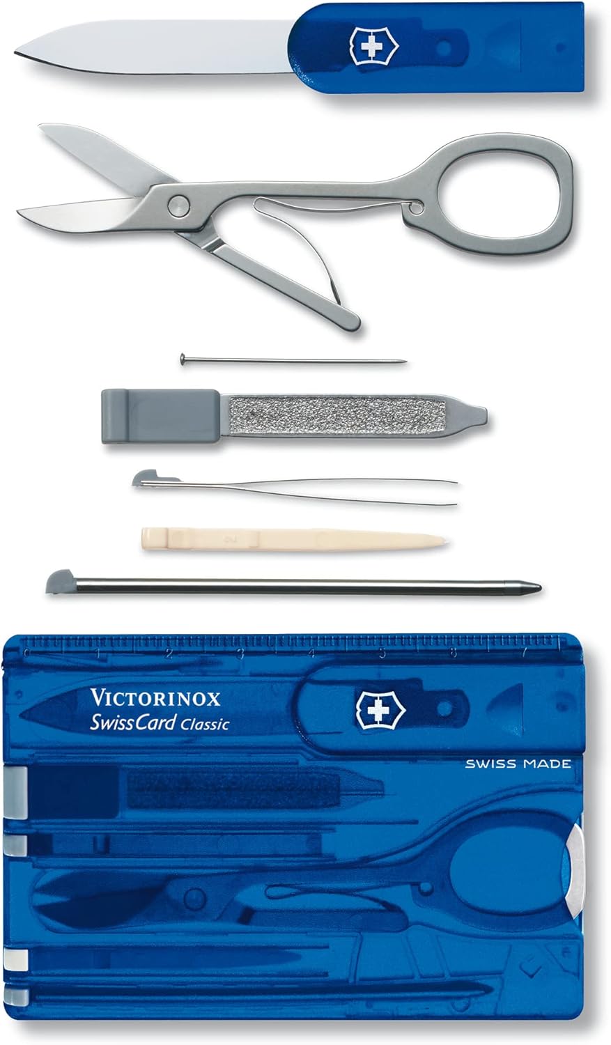 Victorinox Swiss Army Swiss Card, Translucent Sapphire