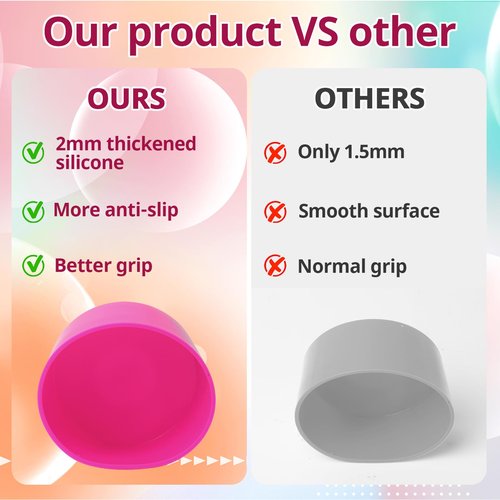 Neon Matte Luster Protective Silicone Boot with Letter Charm for Stanley/Simple Modern cup 20-40oz, Anti-Slip Sleeve Cover for More Tumblers and Water Bottles with 2.8-2.95in Base (Electric pink-M)