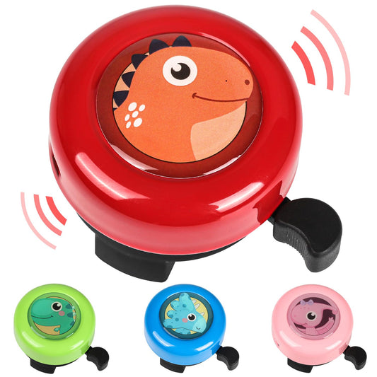 VICTGOAL Bike Bell for Kids with Loud Clear Sound, Bicycle Bell Scooter Bike Horn Ringtone Alert Cute Cycling for Toddler Children Boys Girls (Red)