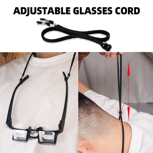 reiliva Belay Glasses for Rock Climbing, 90 Degree Upward Prism Glasses for Outdoor Climbing Light Weight Climbing Belay Glasses Prevent Neck Fatigue for Rock Climbers
