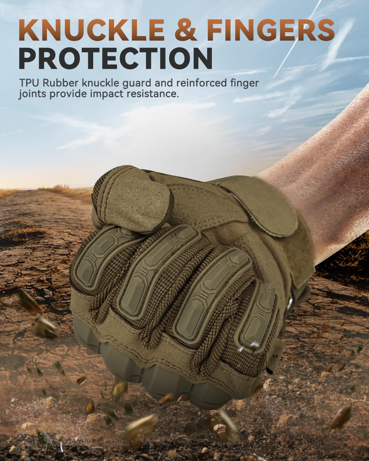 KUMGIM Tactical Gloves for Men Women, Motorcycle Gloves Black Gloves Touchscreen for Airsoft Outdoor Hunting Shooting Paintball Work Motorcycling Climbing