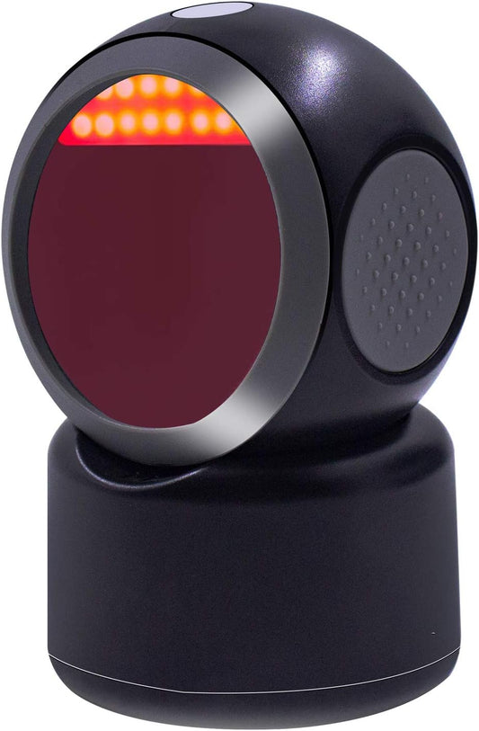 2D QR Barcode Scanner,Symcode Omnidirectional Hands-Free Automatic Barcode Reader for Mobile Payment Computer Screen ScanMeters