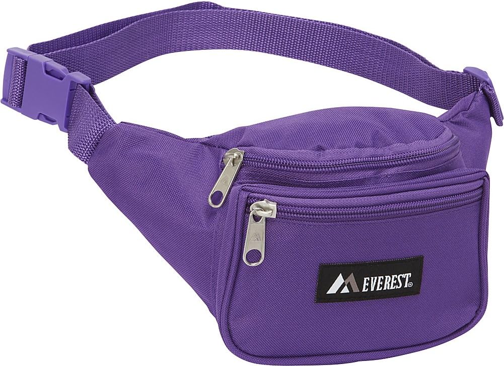 Everest Signature Waist Pack-Standard, Dark Purple, One Size