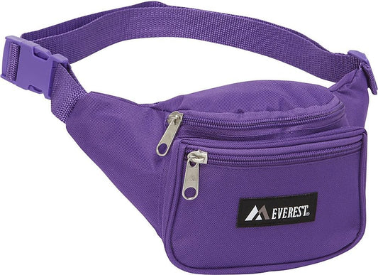Everest Signature Waist Pack-Standard, Dark Purple, One Size