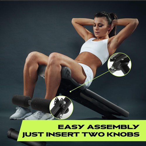 Rage Fitness Weight Bench Press Seat, Folding Bench for Home Gym, Adjustable Bench for Weight Lifting, Strength Training Bench for Full Body Workout, Incline Decline Workout Bench, Stable Gym Bench