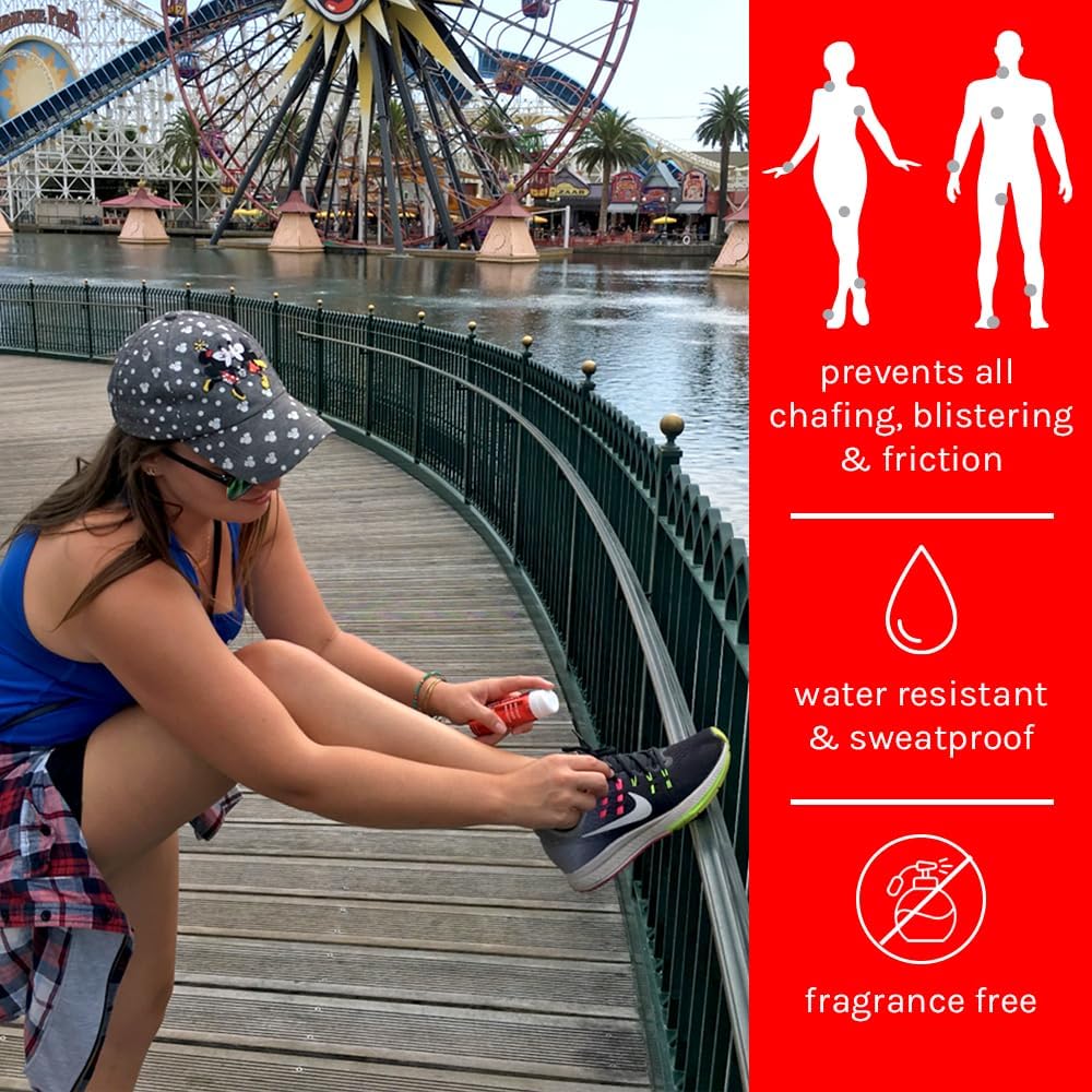 Anti-Chafe and Blister Continuous Spray Skin Lubricant Body Friction Protection for Men and Women