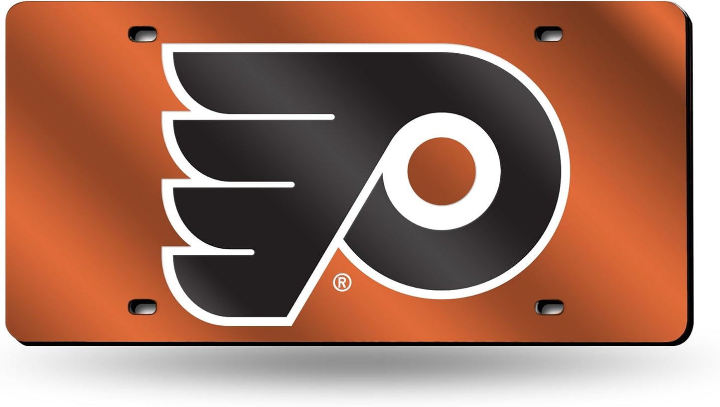 NHL Anaheim Ducks License Plate Tag - Laser Inlaid Metal Car Accessory