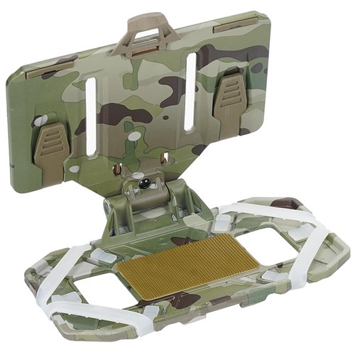 SIVIGEAR Tactical Phone Holder for Plate Carrier Vest, Quick Release & Adjustable Phone Mount, Compatible with 4.7-6.7 inch Smartphones, Durable Tactical Accessories for Outdoor Enthusiasts CP