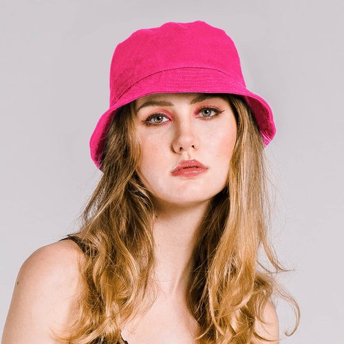 Rosoz 2 Pack Bucket Hat for Women Men Summer Travel Beach Sun Hat Outdoor Cap Unisex Bucket Hats