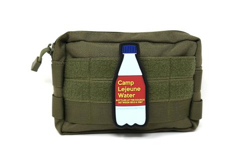 Camp Lejeune Water Bottle PVC Hook and Loop Patch | Funny Tactical Patch