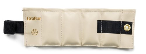 Grafco Exercise Weight, 2.5 lbs (1.13 kg), Wrist and Ankle Adjustable Workout Weights, Tan, 1895