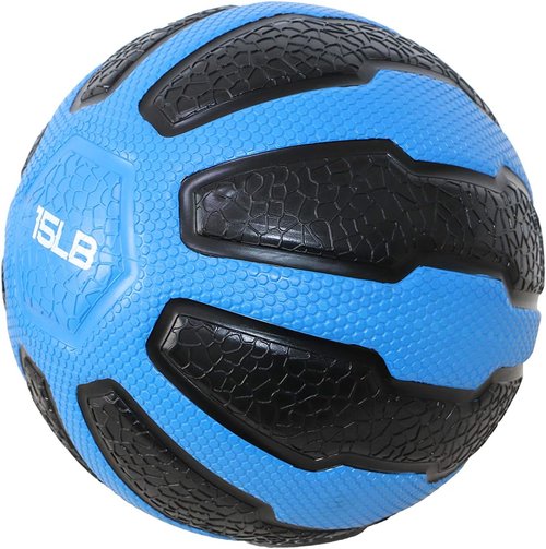 GYMENIST Rubber Medicine Ball with Textured Grip, Available in 9 Sizes, 2-20 LB, Weighted Fitness Balls,Improves Balance and Flexibility - Great for Gym, Exercise, Workouts