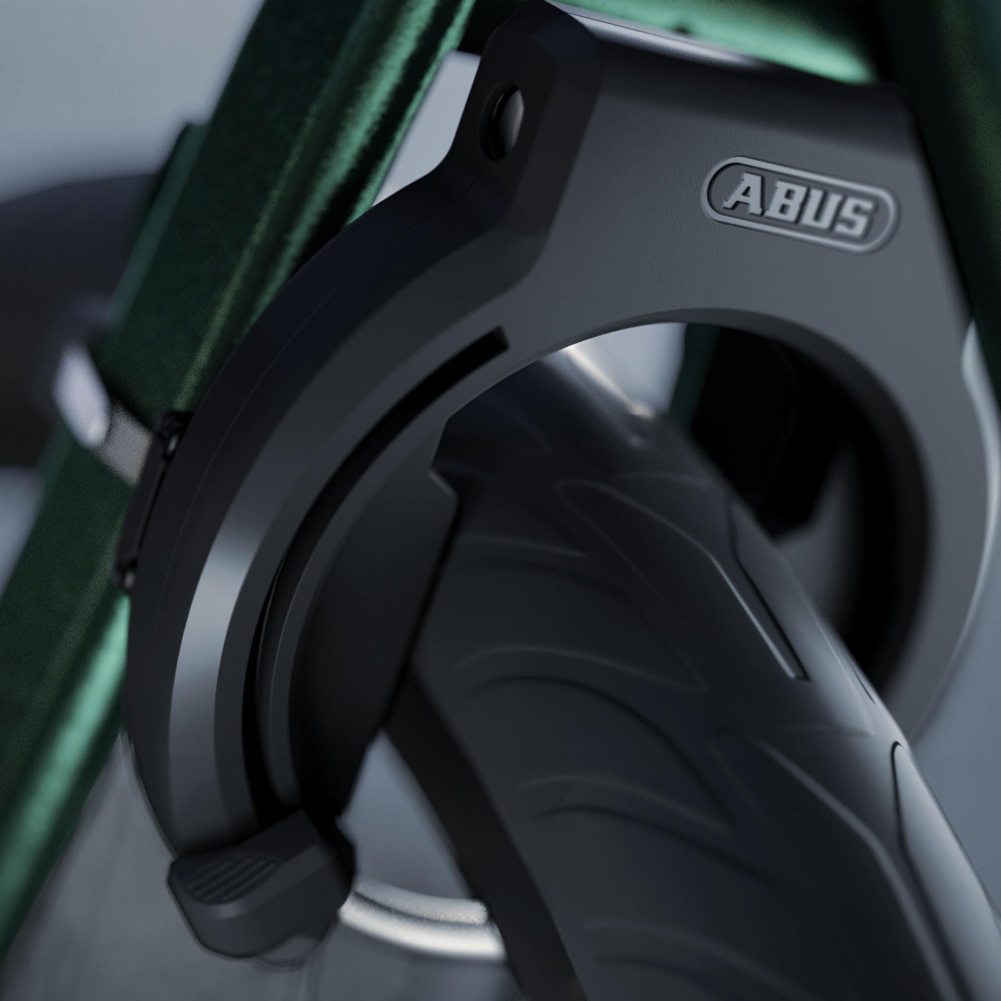 ABUS 2023 Framelock Granit Xplus 6950M AM R BK, Key Not Rremovable When Unlocked, Fits Most Bikes, (1-Pack)