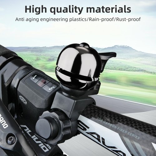 ROCKBROS Bike Bell Classic Bicycle Bell Loud Sound Mountain Bike MTB Bells Bell for Bike Ring Bell for Adults for 0.82-0.86in/21-22mm Bike Handlebars…