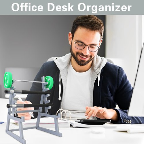 Dexspoeny Squat Rack Pen Holder,Fun Desk Accessories for Office,Funny Pen Holder for Men,Home Mini Weight Rack Pencil Holders for All Fitness