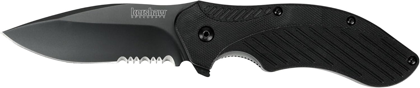 Kershaw Chive Pocket Knife, 1.9 Inch 420HC Steel Blade, Speedsafe Assisted Opening, Made in the USA, (1600)