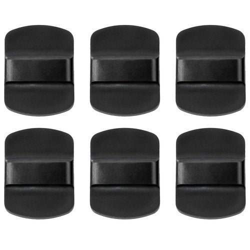 Waziaqoc 6 Pcs Magnetic Slider Replacement, Lid Slider Push Block Replacement Parts for Yeti 10 oz, 14 oz, 16 oz, 20 oz, 26 oz, 30 oz Magnetic Lids (Black)