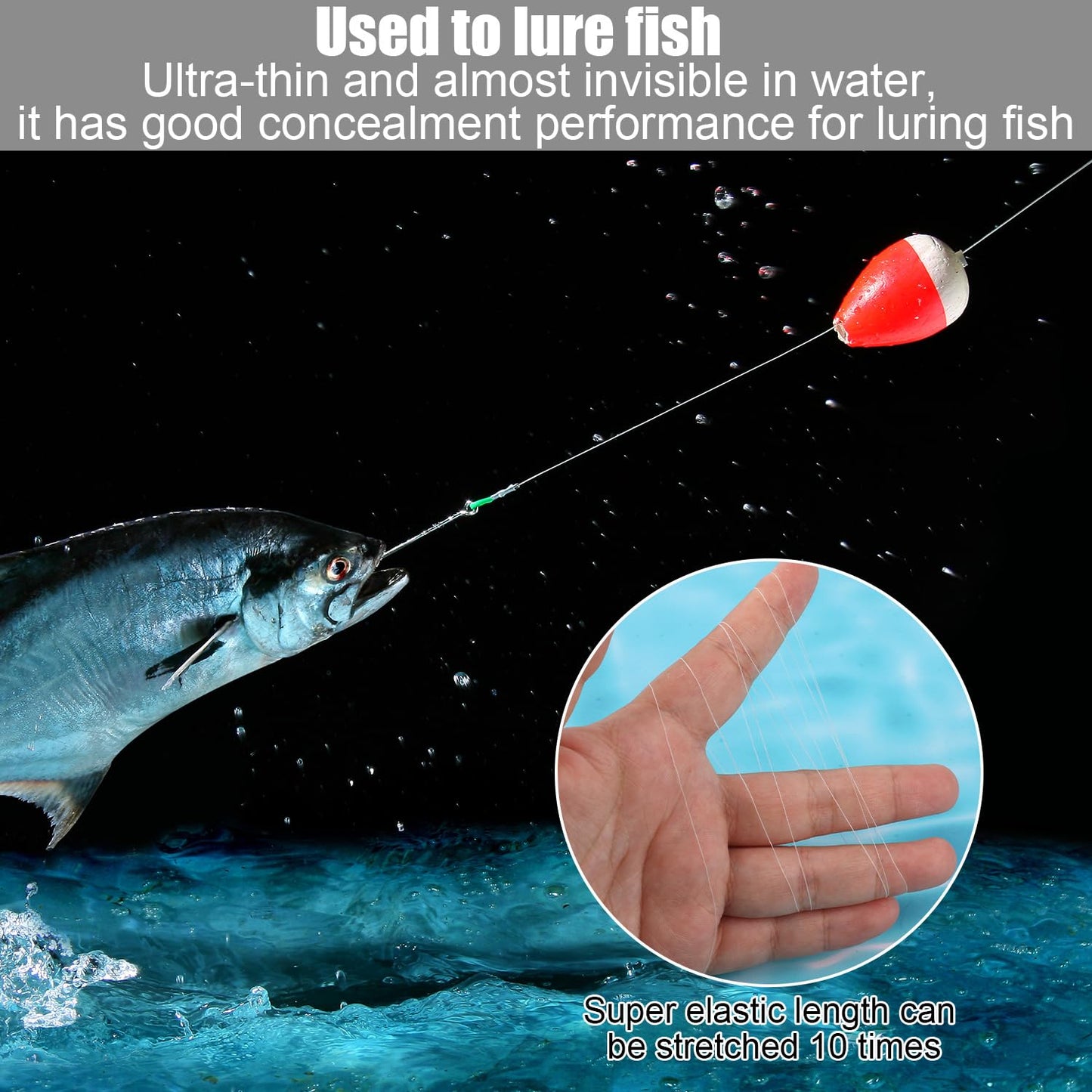 4pcs Nylon Fishing Thread - Invisible 0.02cm/0.008in Width, 200m/656.17ft Length Fishing Wire