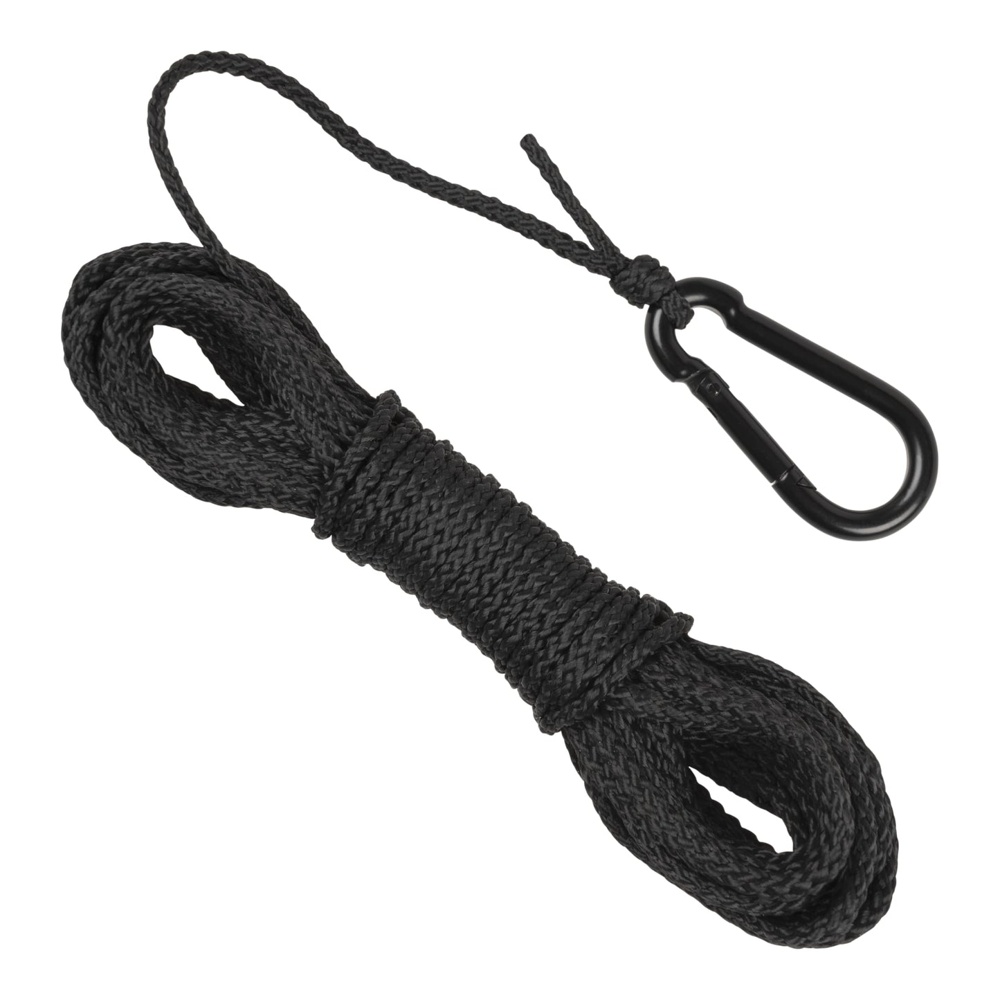Allen Company Hoist Rope, 25-Feet Long, Black