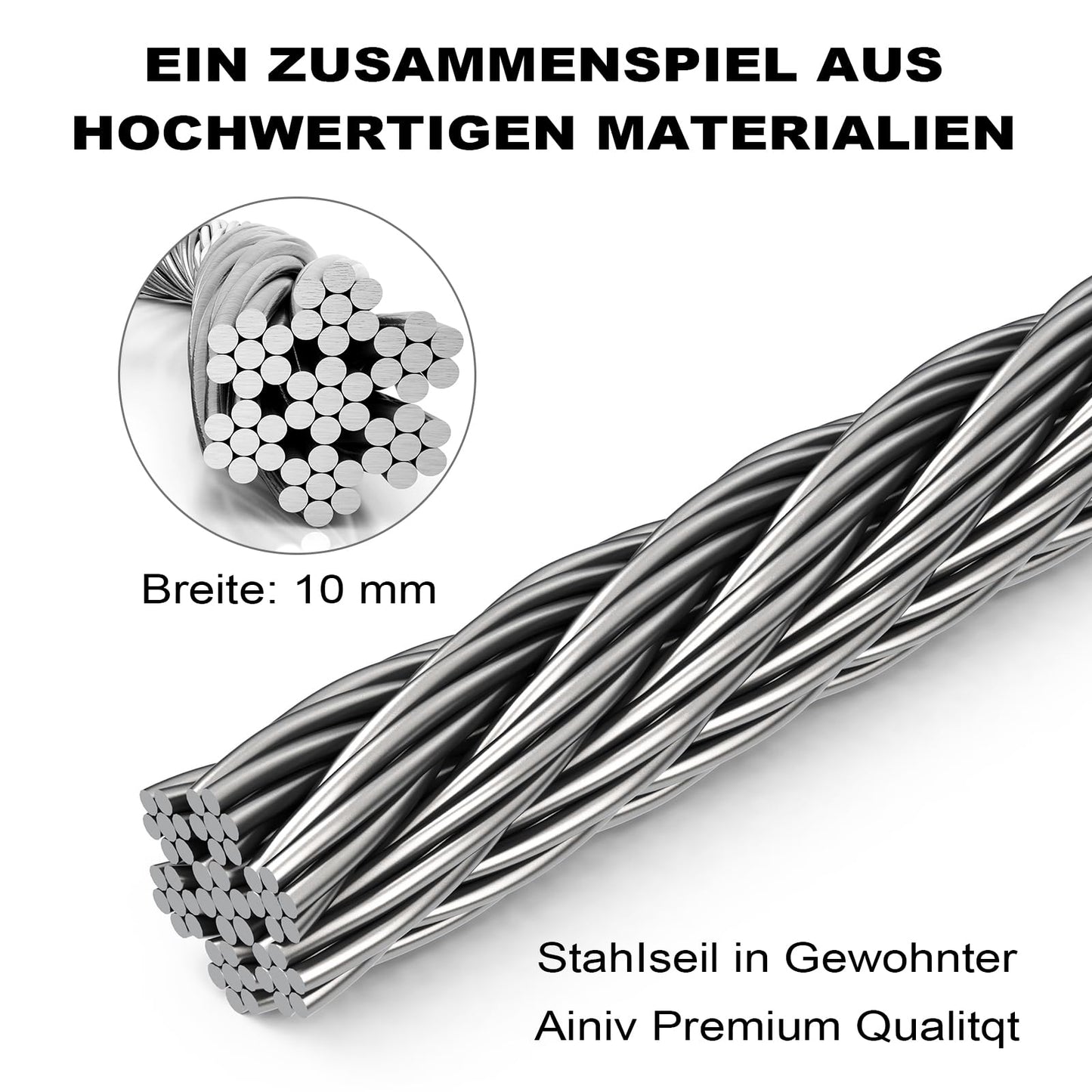 Ainiv Bike Lock, 25 inch Bike Lock Cable, Portable Anti Theft 4 Digits Codes Cable Locks, Resettable Combinations Coiling Bicycle Lock for Bike, Motorbike, Scooter, Skateboard, Gate, Fence (Blue)