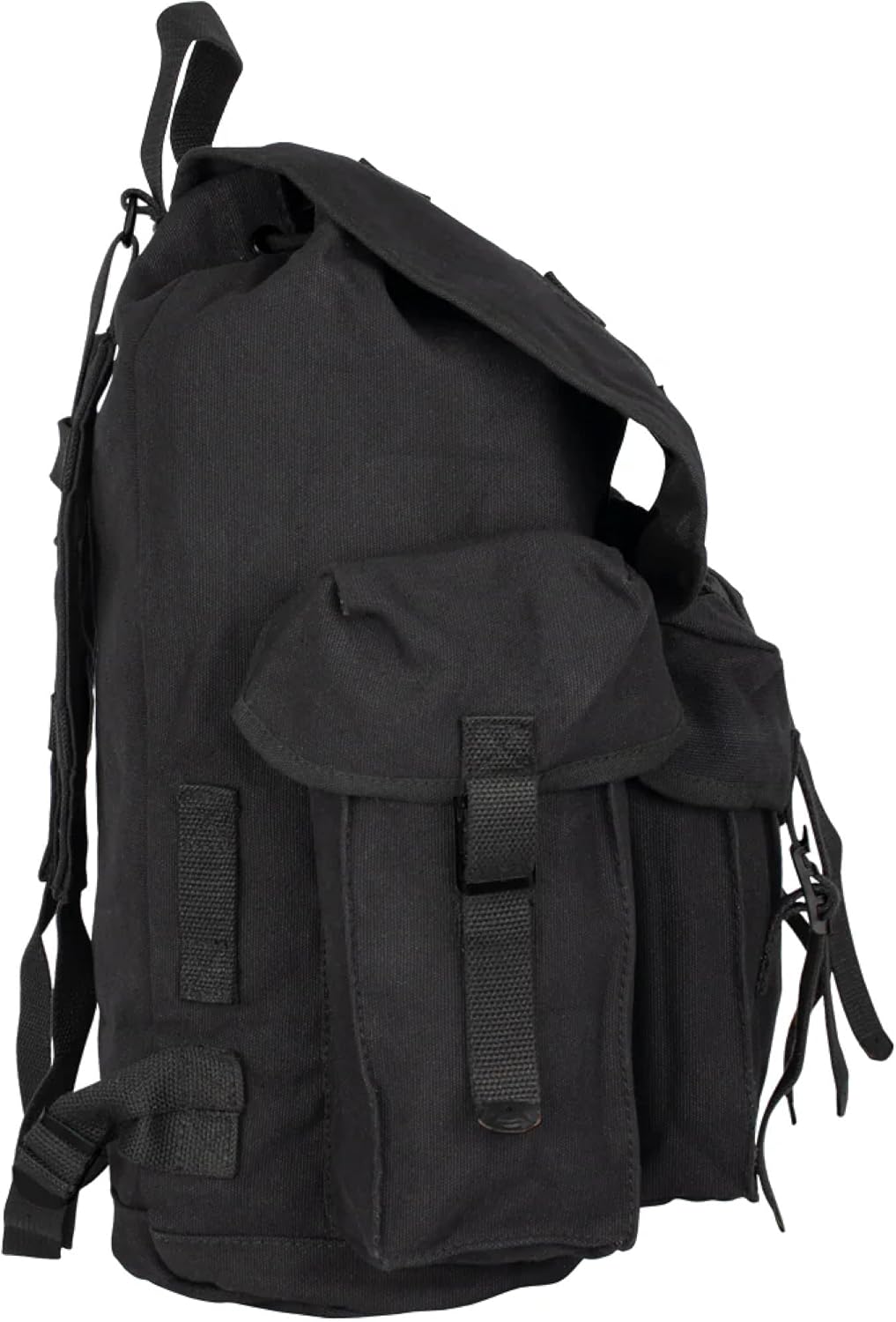 Fox Outdoor Products NATO Style Rucksack - Classic Multi-Pocket Versatile Backpack with Modular Webbing & Storm Flap Closure