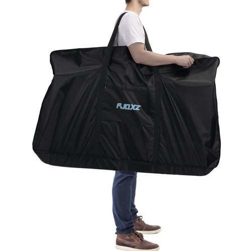 Elffthy 26 Inch Folding Bike Carrier Bag - 1680D Durable, Waterproof Bike Case for Air, Cars, Train Travel