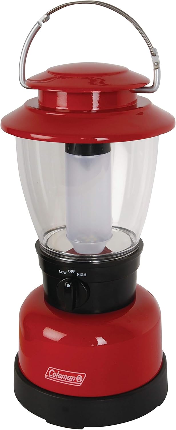 Coleman Classic Rechargeable 400 Lumens LED Lantern Water-Resistant Lantern with USB Charging Port and Carry Handle Great for Camping Power Outage Emergencies & Home Use