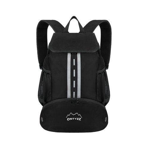 ONTYZZ Sports Backpack with Drawstring Closure Soccer Backpack Gym Bag Multifunctional Bag with Shoe Compartment for Yoga Swim Beach