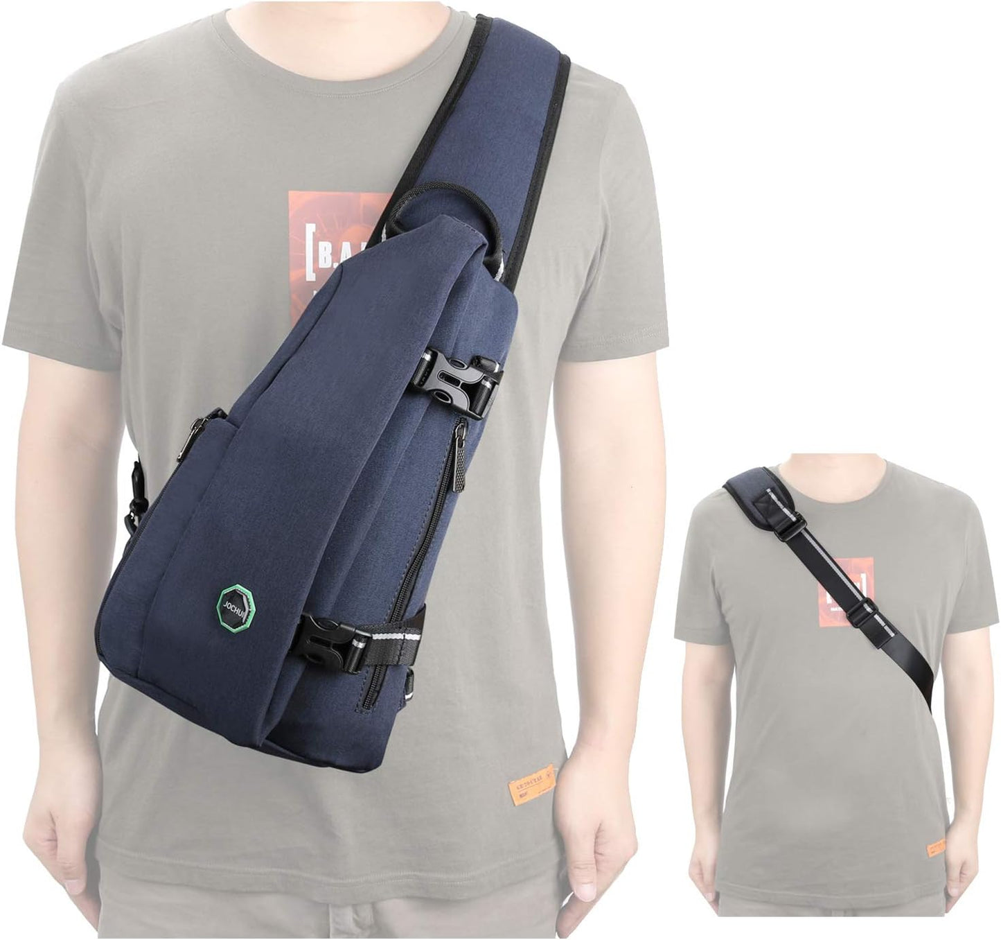 Sling Bag Small Backpack Crossbody Shoulder Bag Sling Pack