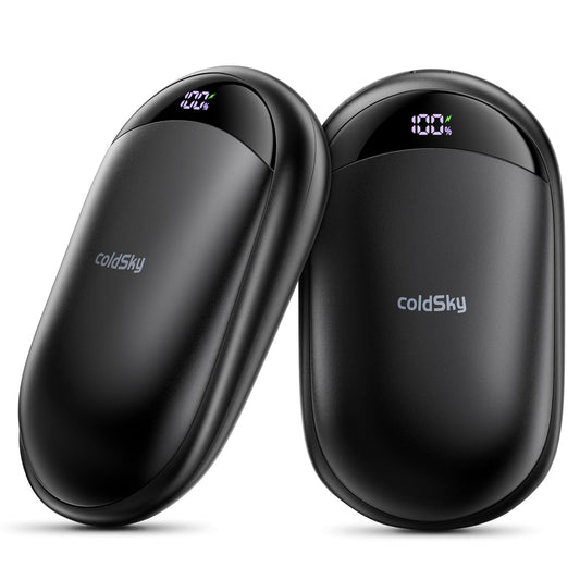 Hand Warmers Rechargeable 2 Pack Magnetic Electric Hand Warmer with Digital Display, Portable Pocket Hand Warmer, for Men Women, Outdoors, Games, Camping, Hunting